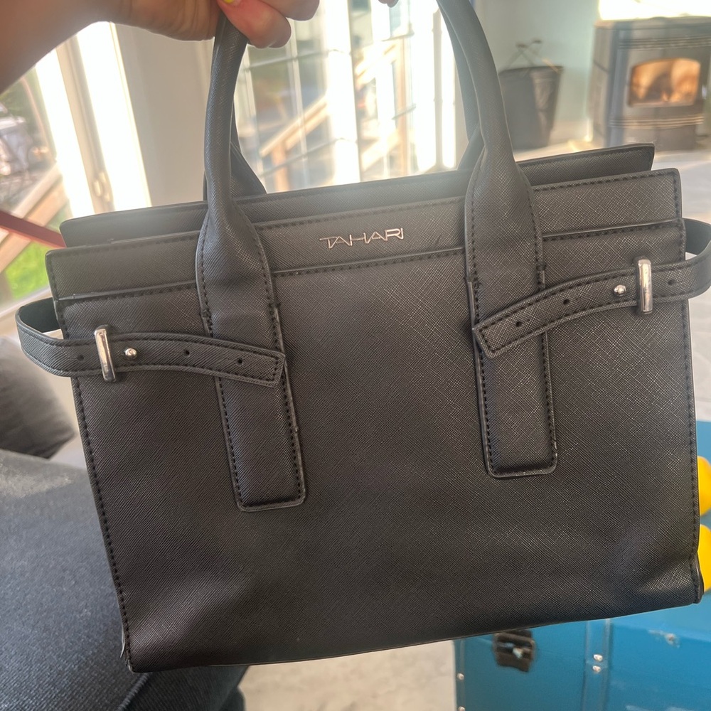 Tahari Classic Black Tote
